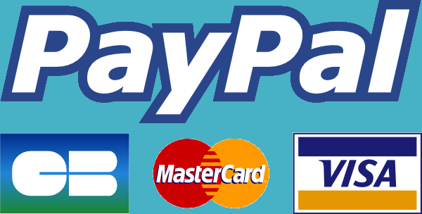 Logo paypal et carte bancaire